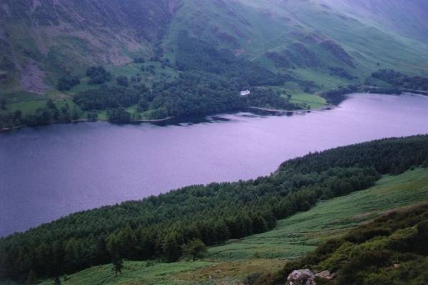 Buttermere from below Bleaberry Tarn, Red Pike