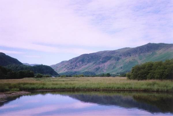 At the southern edge of Derwent Water looking south