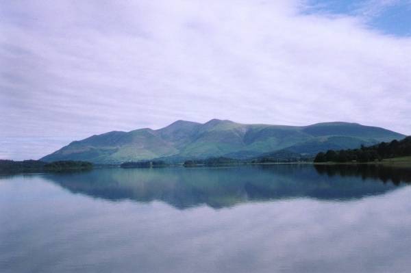 Skiddaw from southern shore of Derwent Water
