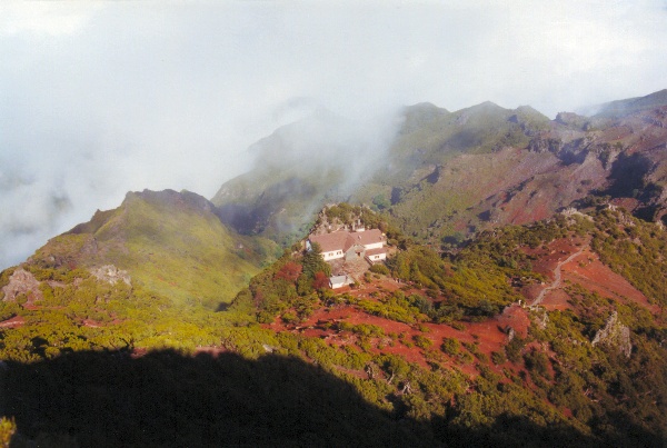 View of lodge at Pico Ruivo