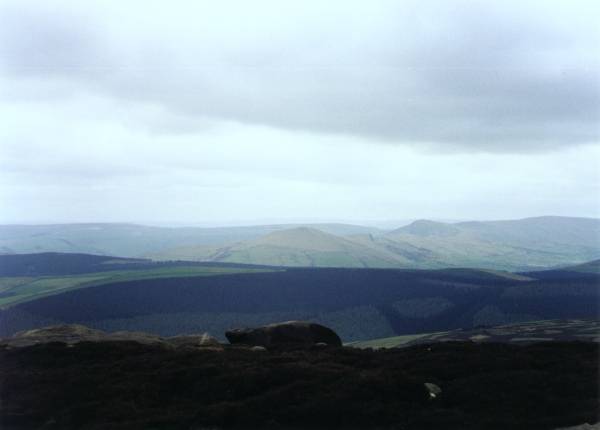 View of MamTor area from Back Tor