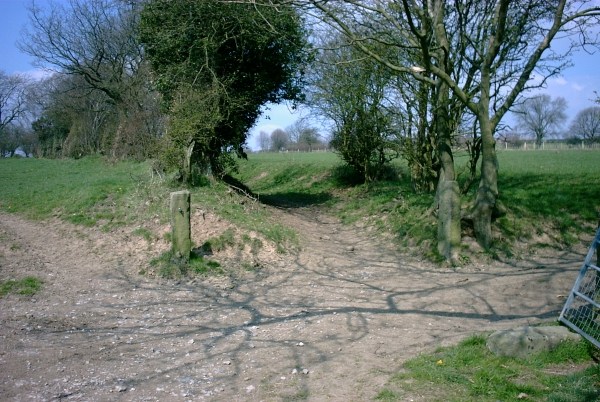 Sunken path near Nether Hurst, Hathersage