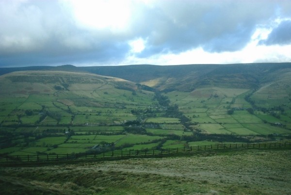 Edale from top of Mam Tor